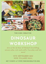 Load image into Gallery viewer, Dinosaur Workshop - 19th September - 10-11am - Hoo
